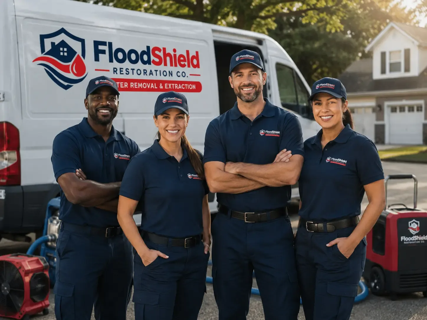 Flood Damage Restoration company in Rock Glen, PA
